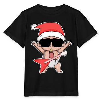 Cool Baby Noël - T-shirt bio MINI CREATOR Stanley/Stella Enfant - noir - Devant - Mikhail (115cm)