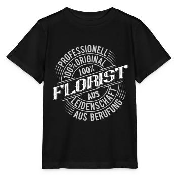 Florist - Stanley/Stella Kinder T-Shirt MINI CREATOR  - Schwarz - Vorne - Mikhail (115cm)