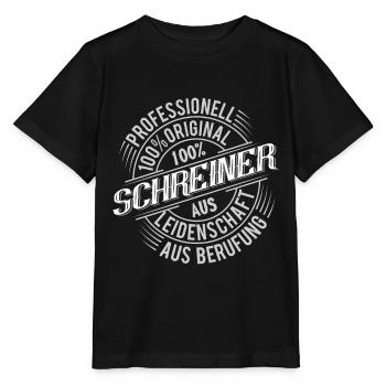 Schreiner - Stanley/Stella Kinder T-Shirt MINI CREATOR  - Schwarz - Vorne - Mikhail (115cm)