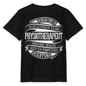Physiotherapeut - Stanley/Stella Kinder T-Shirt MINI CREATOR  - Schwarz - Vorne - Mikhail (115cm)
