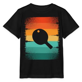 Tischtennisschläger - Stanley/Stella Kinder T-Shirt MINI CREATOR  - Schwarz - Vorne - Mikhail (115cm)