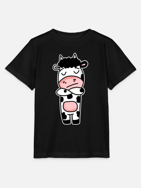 Kuh - Stanley/Stella Kinder T-Shirt MINI CREATOR - Schwarz