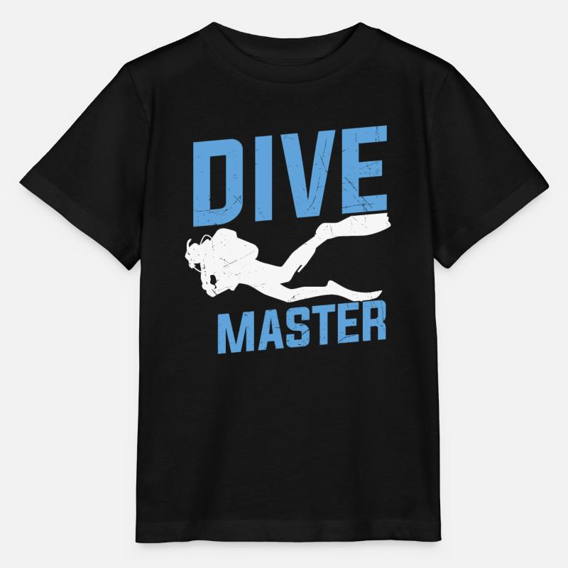 Citation plongée sous-marine Dive Master Scuba Diving - T-shirt bio MINI CREATOR Stanley/Stella Enfant - noir