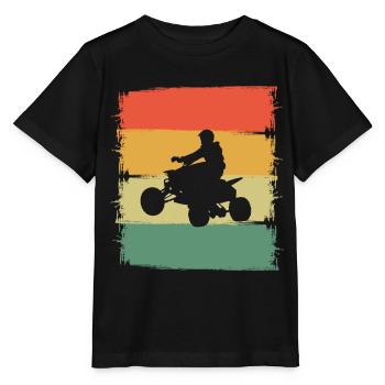 Quad - Stanley/Stella Kinder T-Shirt MINI CREATOR  - Schwarz - Vorne - Mikhail (115cm)