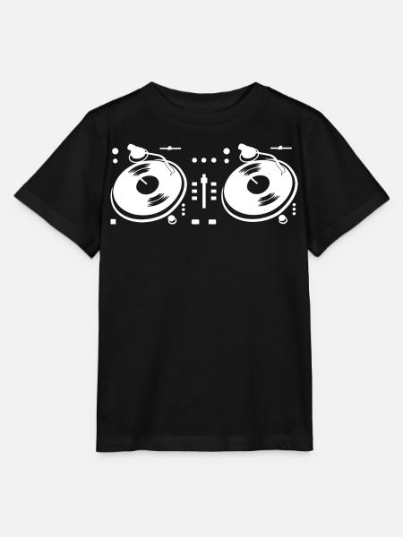 DJ Turntable - Stanley/Stella Kinder T-Shirt MINI CREATOR  - Schwarz
