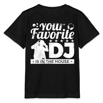 Favorite DJ - Stanley/Stella MINI CREATOR Kids’ T-Shirt - black - Front - Mikhail (115cm)
