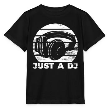 DISC-JOCKEY - T-shirt bio MINI CREATOR Stanley/Stella Enfant - noir - Devant - Mikhail (115cm)