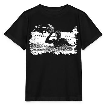 Water polo, water polo - Stanley/Stella MINI CREATOR Kids’ T-Shirt - black - Front - Mikhail (115cm)