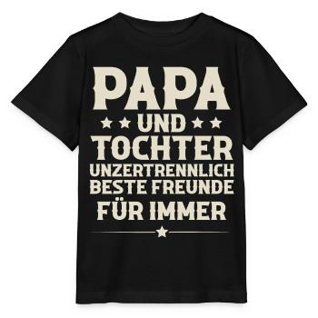 Vater Und Tochter - Stanley/Stella Kinder T-Shirt MINI CREATOR  - Schwarz - Vorne - Mikhail (115cm)