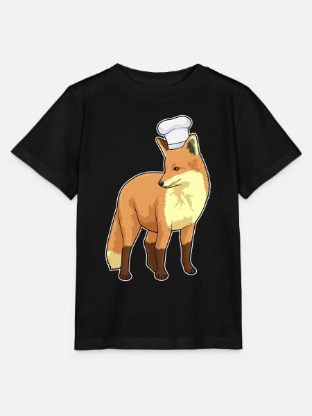 Fuchs Koch Kochmütze Kochen - Stanley/Stella Kinder T-Shirt MINI CREATOR  - Schwarz