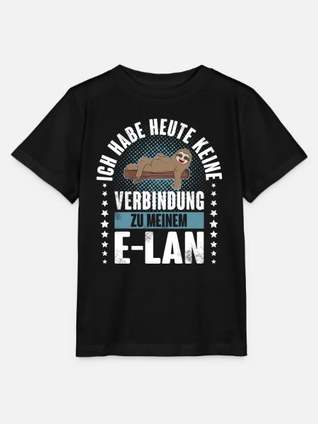 Faultier E Lan - Stanley/Stella Kinder T-Shirt MINI CREATOR - Schwarz
