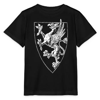 Rostock - stehender Greif - Stanley/Stella Kinder T-Shirt MINI CREATOR  - Schwarz - Vorne - Mikhail (115cm)