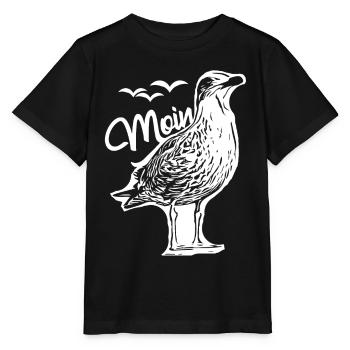 Mouettes Moin Mouettes - T-shirt bio MINI CREATOR Stanley/Stella Enfant - noir - Devant - Mikhail (115cm)