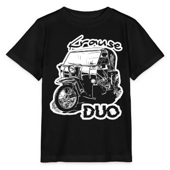 Krause Duo - T-shirt bio MINI CREATOR Stanley/Stella Enfant - noir - Devant - Mikhail (115cm)