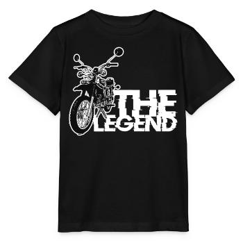 Simson S51 Enduro La légende sait - T-shirt bio MINI CREATOR Stanley/Stella Enfant - noir - Devant - Mikhail (115cm)