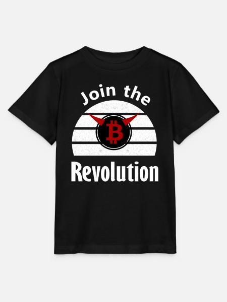 Der Coin Revolutionär - Stanley/Stella Kinder T-Shirt MINI CREATOR - Schwarz