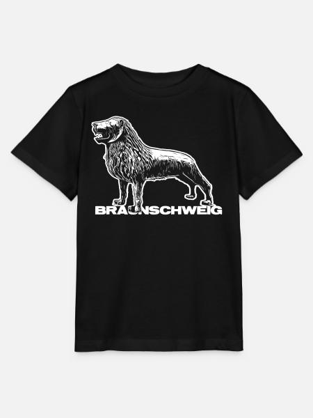 Braunschweiger Löwe T-Shirt Sticker Geschenkidee - Stanley/Stella Kinder T-Shirt MINI CREATOR - Schwarz