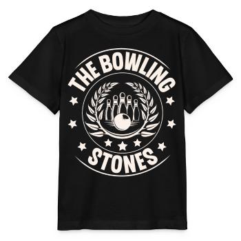 Bowling - Stanley/Stella Kinder T-Shirt MINI CREATOR  - Schwarz - Vorne - Mikhail (115cm)