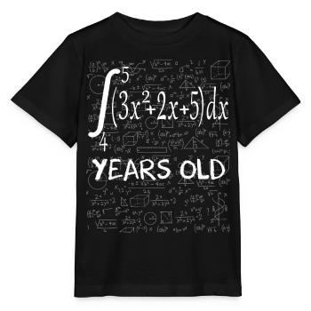 75th birthday 75 years mathematical integral - Stanley/Stella MINI CREATOR Kids’ T-Shirt - black - Front - Mikhail (115cm)
