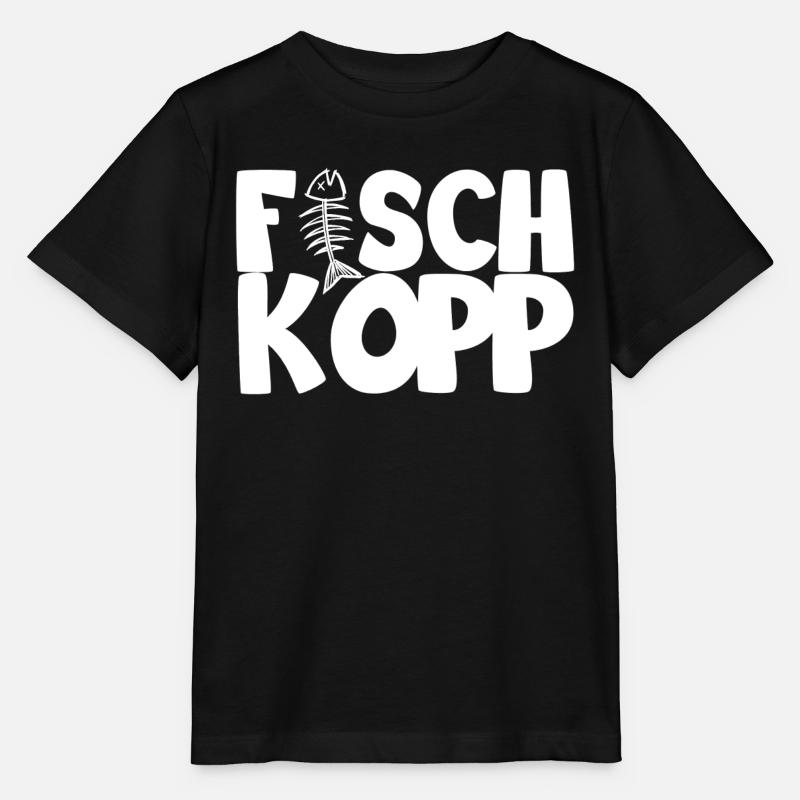 Fischkopp - Stanley/Stella Kinder T-Shirt MINI CREATOR  - Schwarz