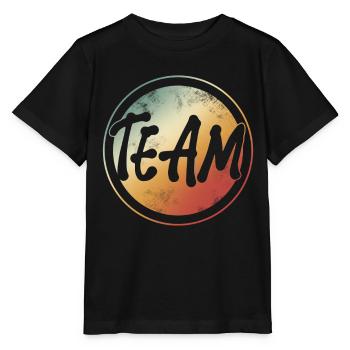 Team - Stanley/Stella MINI CREATOR Kids’ T-Shirt - black - Front - Mikhail (115cm)