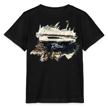 Stade de Rostock - T-shirt bio MINI CREATOR Stanley/Stella Enfant - noir - Devant - Mikhail (115cm)