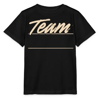 Équipe - T-shirt bio MINI CREATOR Stanley/Stella Enfant - noir - Devant - Mikhail (115cm)