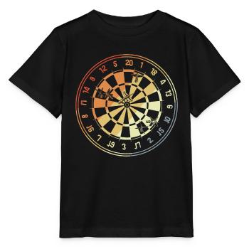 Dartboard - Stanley/Stella MINI CREATOR Kids’ T-Shirt - black - Front - Mikhail (115cm)