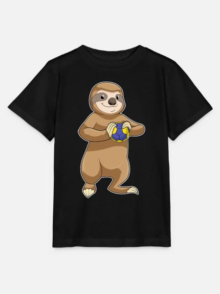 Faultier Handballspieler Handball - Stanley/Stella T-shirt MINI CREATOR til børn - sort