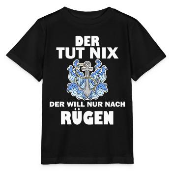 Rügen Urlaub - Stanley/Stella Kinder T-Shirt MINI CREATOR  - Schwarz - Vorne - Mikhail (115cm)