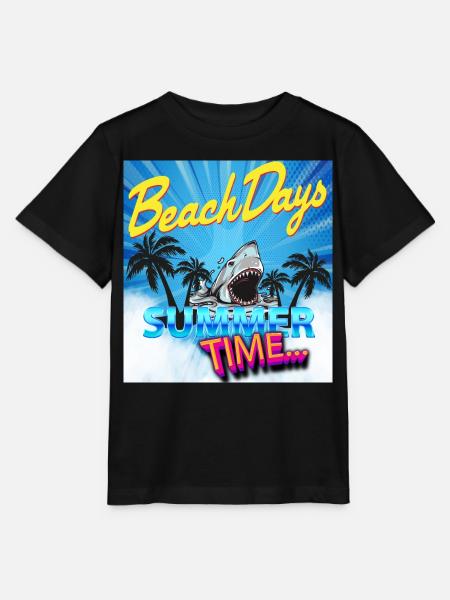 Sommerzeit - Stanley/Stella Kinder T-Shirt MINI CREATOR - Schwarz
