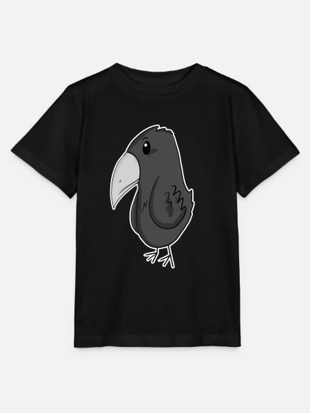 Krähe - Stanley/Stella Kinder T-Shirt MINI CREATOR - Schwarz