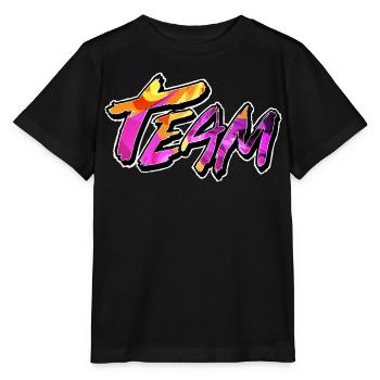 Équipe - T-shirt bio MINI CREATOR Stanley/Stella Enfant - noir - Devant - Mikhail (115cm)