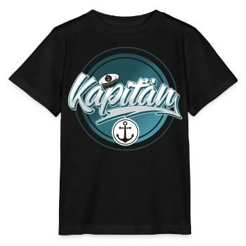 Kapitän - Stanley/Stella Kinder T-Shirt MINI CREATOR  - Schwarz - Vorne - Mikhail (115cm)