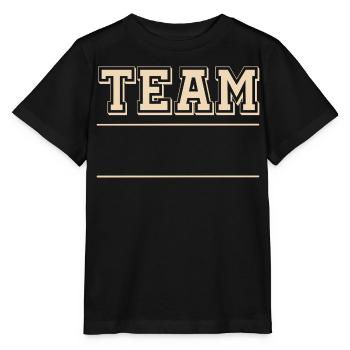 Team - Stanley/Stella Kinder T-Shirt MINI CREATOR  - Schwarz - Vorne - Mikhail (115cm)