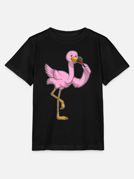 Flamingo Lippenstift - Stanley/Stella Kinder T-Shirt MINI CREATOR - Schwarz