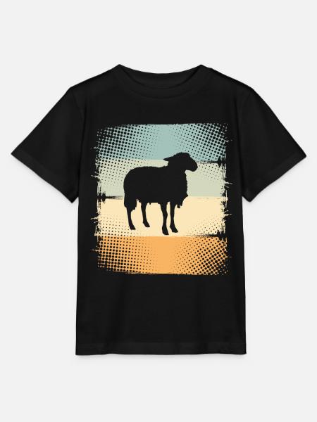 Schaf - Stanley/Stella Kinder T-Shirt MINI CREATOR - Schwarz