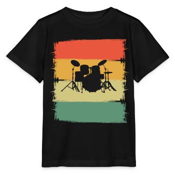 Percussion - Stanley/Stella MINI CREATOR Kids’ T-Shirt - black - Front - Mikhail (115cm)
