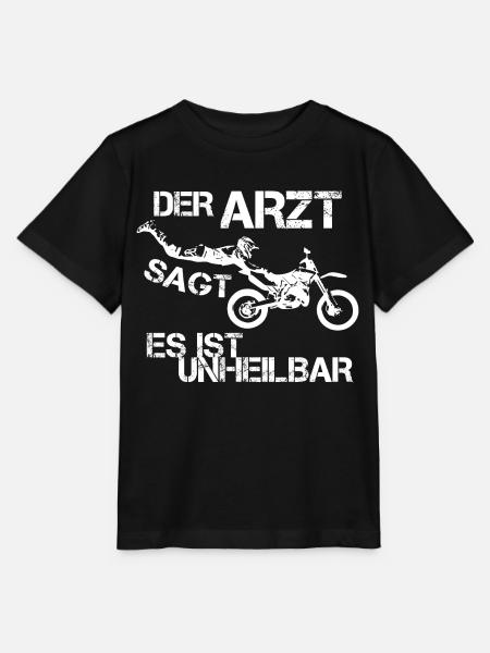 Motocross witzig Geschenk - Stanley/Stella Kinder T-Shirt MINI CREATOR - Schwarz