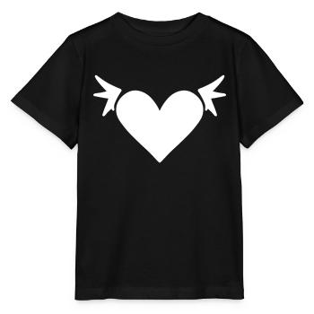Ange du Cœur Ange Gardien - T-shirt bio MINI CREATOR Stanley/Stella Enfant - noir - Devant - Mikhail (115cm)