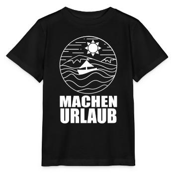 Urlaub machen - Stanley/Stella Kinder T-Shirt MINI CREATOR  - Schwarz - Vorne - Mikhail (115cm)