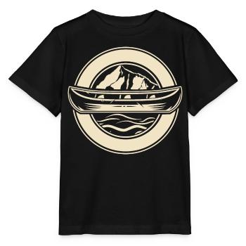 Canoë Canoë Canoë - T-shirt bio MINI CREATOR Stanley/Stella Enfant - noir - Devant - Mikhail (115cm)