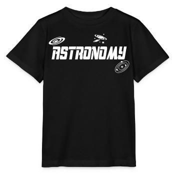 Astronomy - Stanley/Stella MINI CREATOR Kids’ T-Shirt - black - Front - Mikhail (115cm)