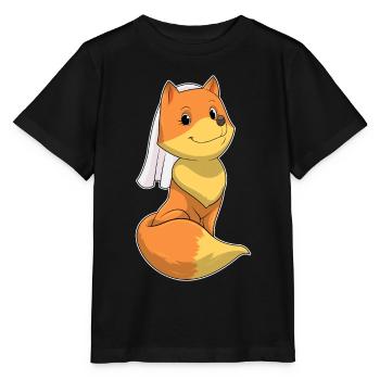Fuchs Braut Schleier Hochzeit - Stanley/Stella Kinder T-Shirt MINI CREATOR  - Schwarz - Vorne - Mikhail (115cm)