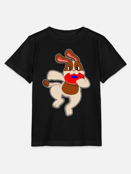 Hund Frisbee - Stanley/Stella Kinder T-Shirt MINI CREATOR - Schwarz