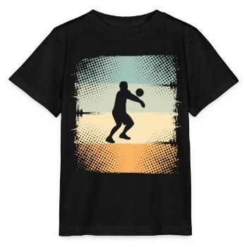 Volley-ball - T-shirt bio MINI CREATOR Stanley/Stella Enfant - noir - Devant - Mikhail (115cm)