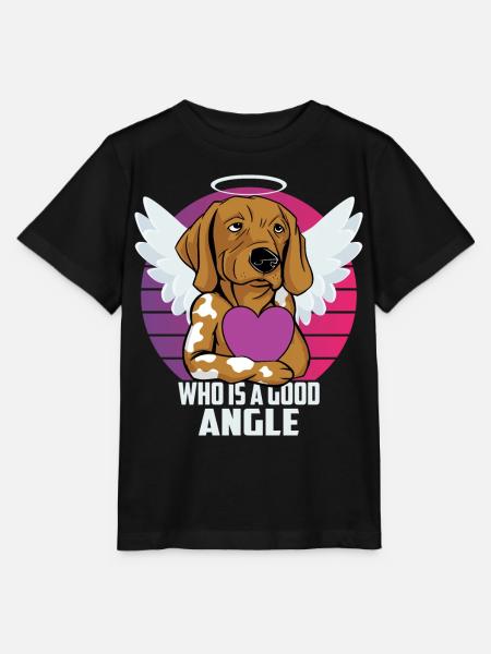 Engel Hund - Stanley/Stella Kinder T-Shirt MINI CREATOR  - Schwarz