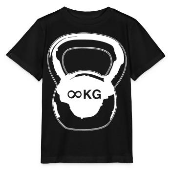 Kettlebell - Stanley/Stella Kinder T-Shirt MINI CREATOR  - Schwarz - Vorne - Mikhail (115cm)