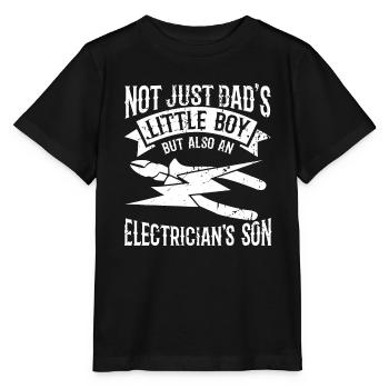 Elektrotechniker Sohn - Stanley/Stella Kinder T-Shirt MINI CREATOR  - Schwarz - Vorne - Mikhail (115cm)