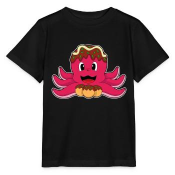 Krake Gebäck - Stanley/Stella Kinder T-Shirt MINI CREATOR  - Schwarz - Vorne - Mikhail (115cm)